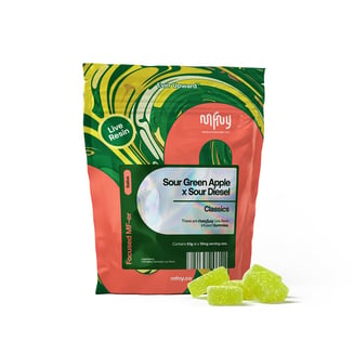 Sour Green Apple x Sour Diesel [10pk] (100mg) by MFNY