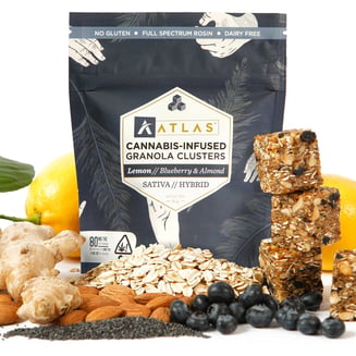 Lemon Blueberry & Almond (100mg) by Atlas Edibles
