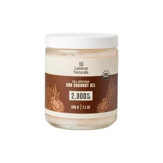 Coconut Oil [200g] (200mg CBD) by Lazarus