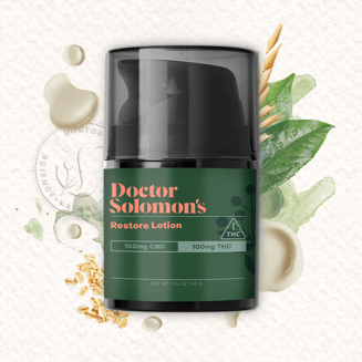 1:1 Restore [1.8oz] (200mg CBD/200mg THC) by Dr. Solomon's