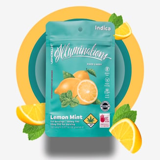 Hard Candy Illuminations Lemon Mint Edibles - 10pk 100mg THC by Verdelux