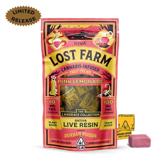 Pink Lemonade x Durban Poison [10pk] (100mg) by Lost Farm