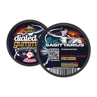 100mg - Sagittarius #2486 - Rosin Gummies (10pk) by Dialed In Gummies