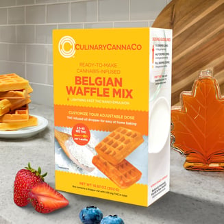 Belgian Waffle Mix (100mg) by Culinary Canna Co.