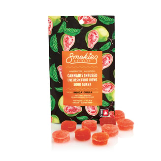 Sour Guava - Indica [10pk] (100mg) by Smokiez