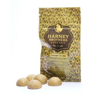 Daytime White Chocolate Matcha [5pk] (82.5mg CBD/12.5mg THC/82.5mg CBG) by Harney Brothers Cannabis