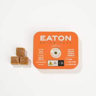 Peach - Daily Elevation [20pk] (100mg THC/100mg CBG) by Eaton Botanicals