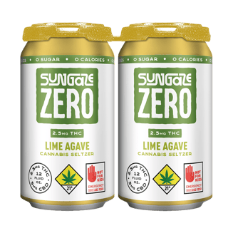Sungaze Zero: Lime Agave [2pk] (10mg CBD/5mg THC) by Sungaze