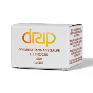 1:1 THC/CBD Salve (1000mg) by DRIP Oils + Extracts