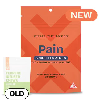 Pain Soothing Lemon Lime [20pk] (100mg) by Curio Wellness