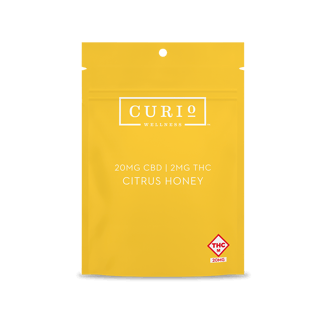 Good Day Citrus Honey Chews [10pk] (200mg CBD/20mg THC) by Curio Wellness