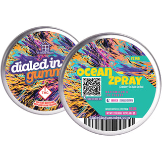 100mg - Ocean Spray #2214 - Rosin Gummies (10pk) by Dialed In Gummies