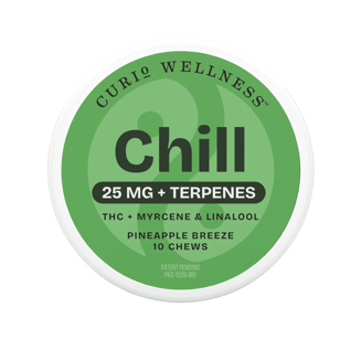 Chill Pineapple Breeze [10pk] (250mg) by Curio Wellness