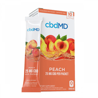Peach (25mg CBD) by cbdMD
