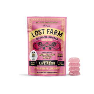 Strawberry Lemonade x Lemon OG Haze [10pk] (100mg) by Lost Farm