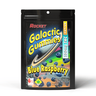 Blue Raspberry - Sativa [10pk] (100mg)