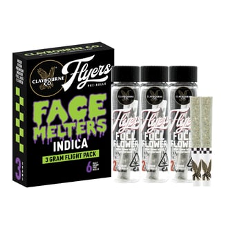 Claybourne: Face Melters Indica Variety Pack (3g)