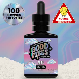 1:1 Bliss Liquid Gummies (500mg THC/500mg CBG) by Good Feels