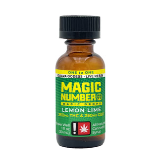 1:1 Lemon Lime (250mg CBD : 250mg THC) by Magic Number