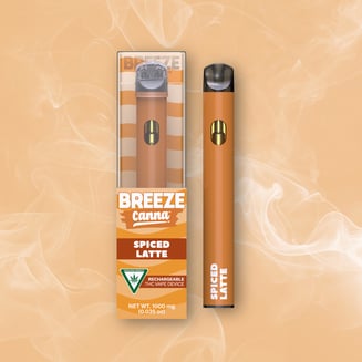 Spiced Late - Seasonal 1g PLUS Vape Device — BREEZE Canna by Breeze Canna