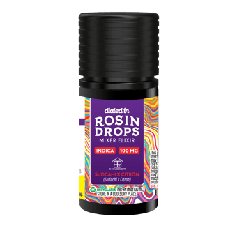 100mg - Sudachi x Citron - Rosin Drops by Dialed In Gummies