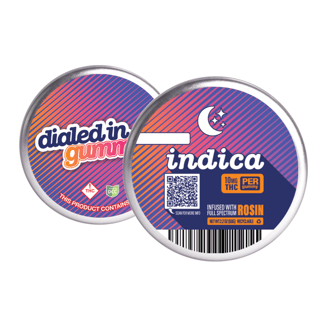 100mg - Gummy Side of the Moon - Rosin Gummies (10pk) by Dialed In Gummies