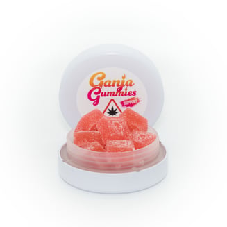 :1:1:1 Ganja Gummies- Support Strawberry Guava [20pk] (60mg CBD/60mg THC/100mg CBG/100mg CBC)
