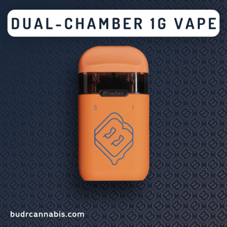 (I-Side) BUDR Cherry Ice x Orange Ckies 1g Dual Chamber Vape 41981 by Budr