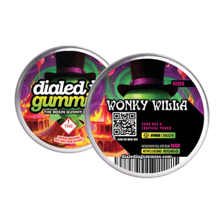 100mg - Wonky Willa #2525- Rosin Gummies (10pk) by Dialed In Gummies