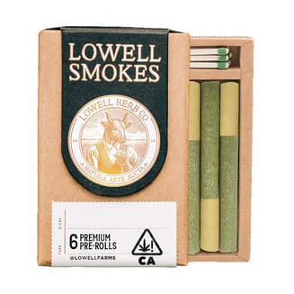 The Vivid Sativa [.6g each / 3.6g total] by Lowell Herb Co