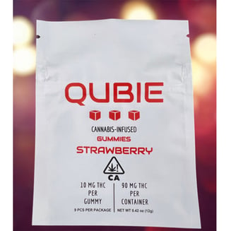 Strawberry [9pk] (90mg) by Qubie