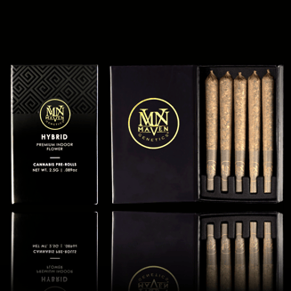 Apples & Diamonds Pre-Roll 5-Pack [2.5g] by Maven