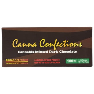 Dark Chocolate (100mg) by Canna Confections