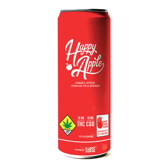 Happy Apple [12oz] (10mg CBD/10mg THC) by Happy Apple