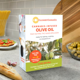 Infused Olive Oil [4pk] (50mg) by Culinary Canna Co.