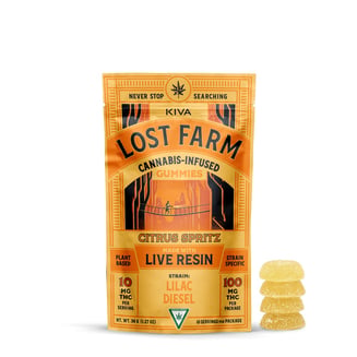 Citrus Spritz x Lilac Diesel [10pk] (100mg) by Lost Farm