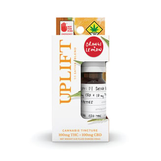 1:1 Uplift - Orange+Lemon (100mg CBD/100mg THC) by Verdure - NWCS