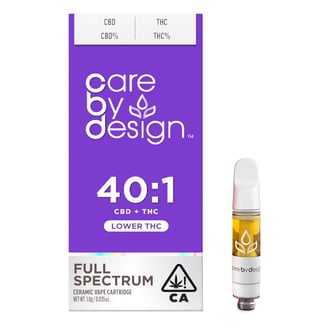 CARE BY DESIGN — 40:1 Vape Cartridge, 1 gram