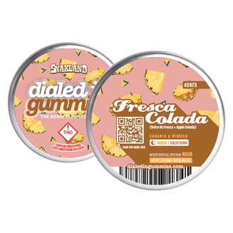 100mg - Fresca Colada - Rosin Gummies (10pk) by Dialed In Gummies