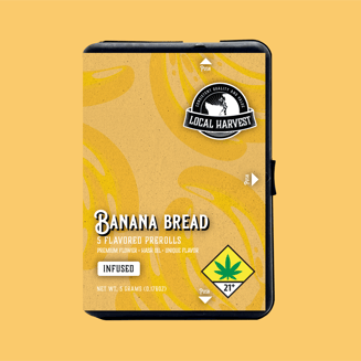 Banana Bread Flavored Infused 5 Pack by Local Harvest