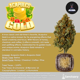 Crumble - Acapulco Gold - Cured Resin
