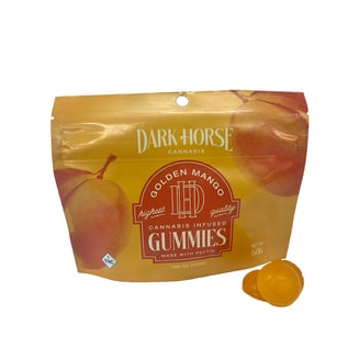 Mango [10pk] (100mg) by Dark Horse Cannabis