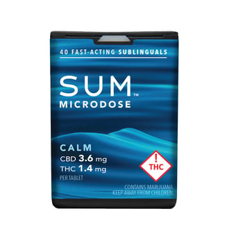 Calm [40pk] (144mg CBD/56mg THC) by SUM