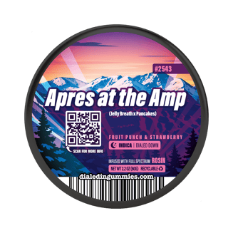 100mg - Apres at the Amp #2543 - Rosin Gummies (10pk) by Dialed In Gummies