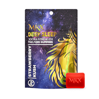 200mg | Strawberry Kush | THC/CBN Deep Sleep Gummies by MKX Oil Co.