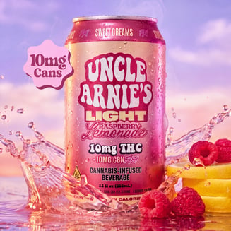 :1 Light Raspberry Lemonade [12oz] (10mg THC/10mg CBN)