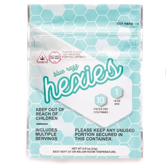 Hexies Blue Razz [10pk] (50mg) by Hexies