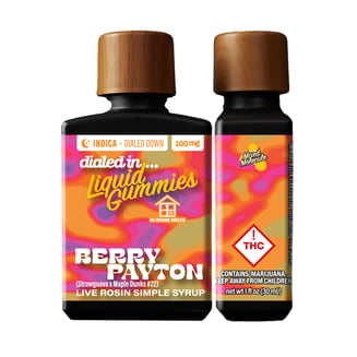 100mg - Berry Payton - Rosin Drops by Dialed In Gummies