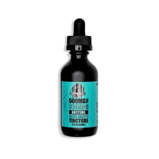 1:1 Anytime Blue Agave [2oz] (500mg CBD/500mg THC) by Spiked Flamingo