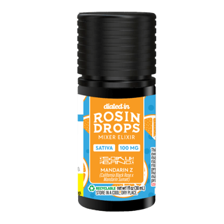 100mg - Mandarin Z - Rosin Drops by Dialed In Gummies